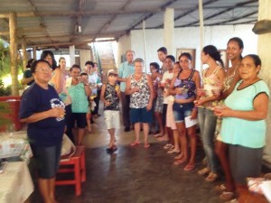 Membros da Pastoral da Mulher da Diocese de Teófilo Otoni