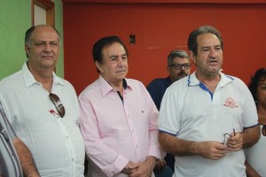 Diversas autoridades estiveram presentes na posse, dentre elas o Presidente da ACETO, Ricardo Bastos Peres e o Padre Joel Ferreira