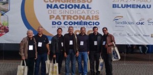 Sindcomércio participa do Congresso Nacional de Sindicatos Patronais em SC