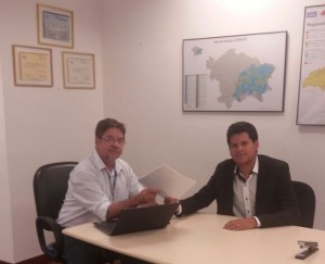 Daniel Sucupira reivindica melhorias da Copasa em reunião na capital mineira