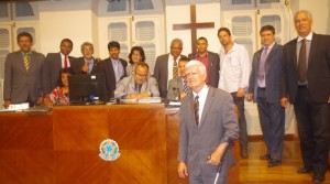 Vereadores participam de reunião ordinária na Câmara Municipal