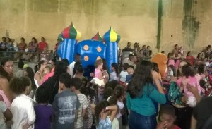 Festa das Crianças promovido pela Polícia Militar e Pastoral da Criança de Carlos Chagas 