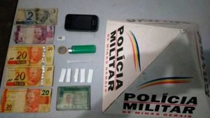 Traficante e usuário são presos com cocaína e maconha