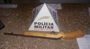 Garrucha apreendida pela Polícia Militar 