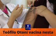 Teófilo Otoni vacina nesta quinta (26) jovens de 21 e 22 anos contra a COVID-19