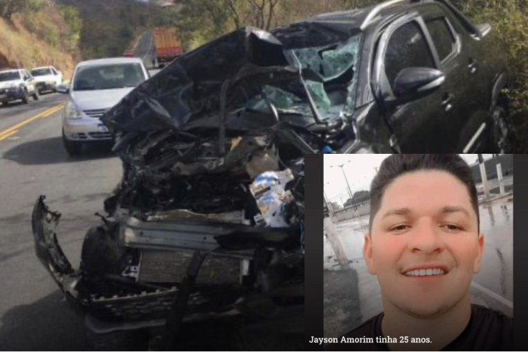 Morreu hoje (25) vítima de acidente que envolveu 3 carros e deixou 8 feridos nessa segunda (24) em Araçuai