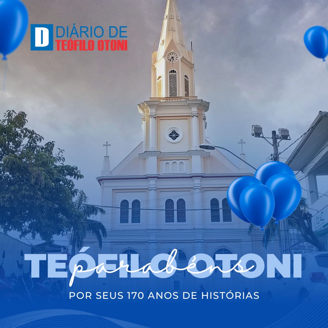 Parabéns Teófilo Otoni pelos 170 de muita história (aniversário de fundação).