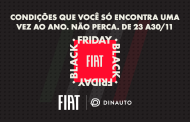 Fiat Dinauto entra na Black Friday a partir desta sexta com desconto de até R$ 12 mil em automóveis novos mais bônus de R$ 9 mil; Confira