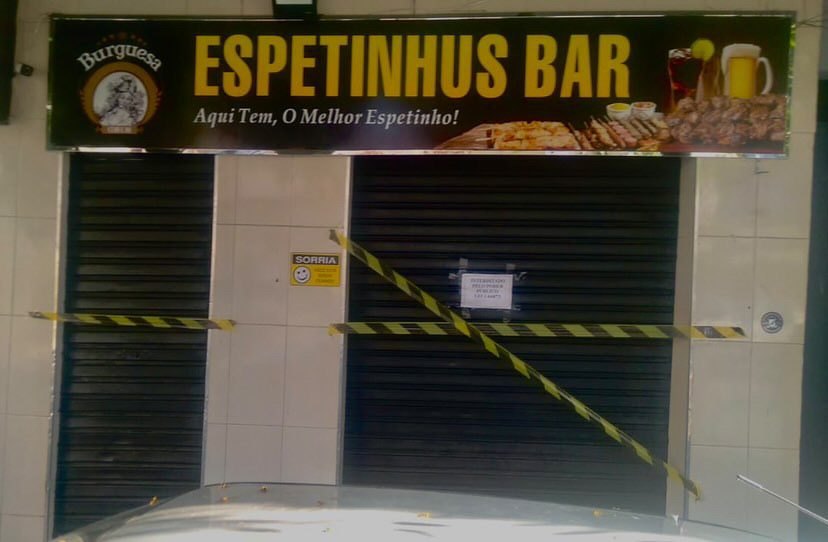 Espetinhus fala ao Diário sobre fechamento do bar na noite dessa quinta em Teó por obstrução de calçadas
