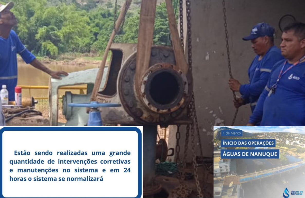 23 dias após assumir abastecimento em Nanuque no lugar da Copasa, empresa do Sul de MG deixa cidade sem água a 24h