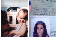Foto rara mostra Lara Silva, atriz de The Chosen, com a mãe no Brasil e passaporte com a naturalidade em Teófilo Otoni