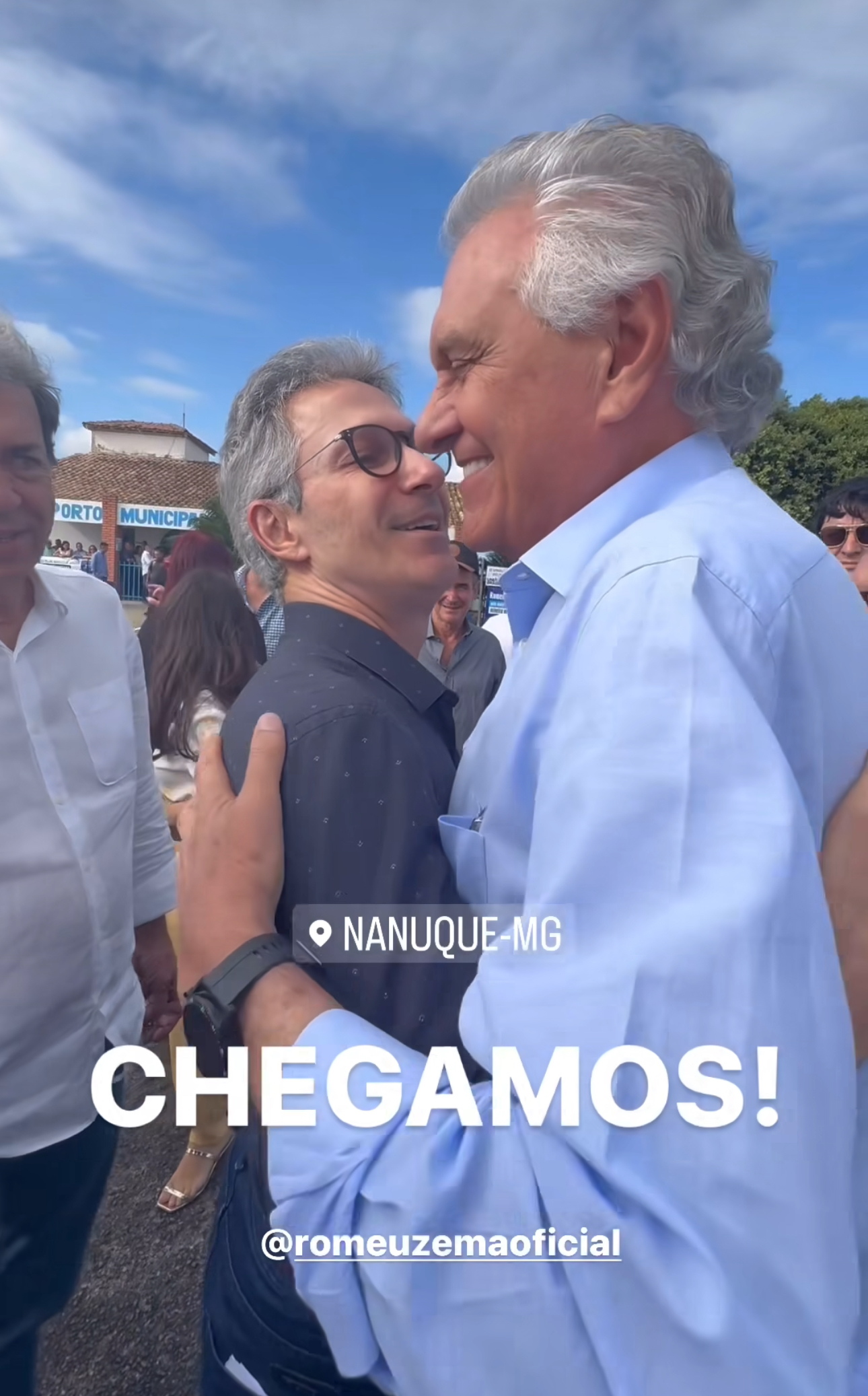 Governadores Zema e Caiado, de Goiás, cumprem agenda em Carlos Chagas e Nanuque